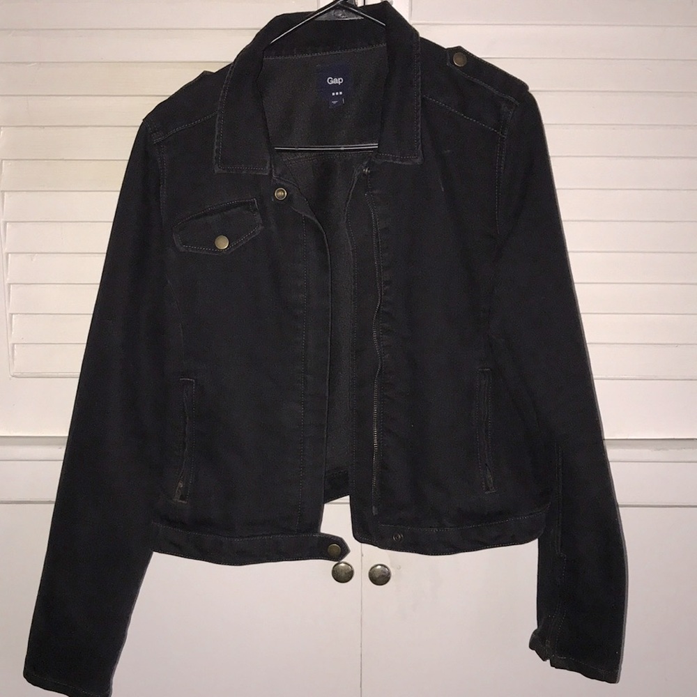 Black Jean Jacket
